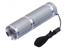 Smiling Shark SS-605 Handheld LED Flashlight-Silver